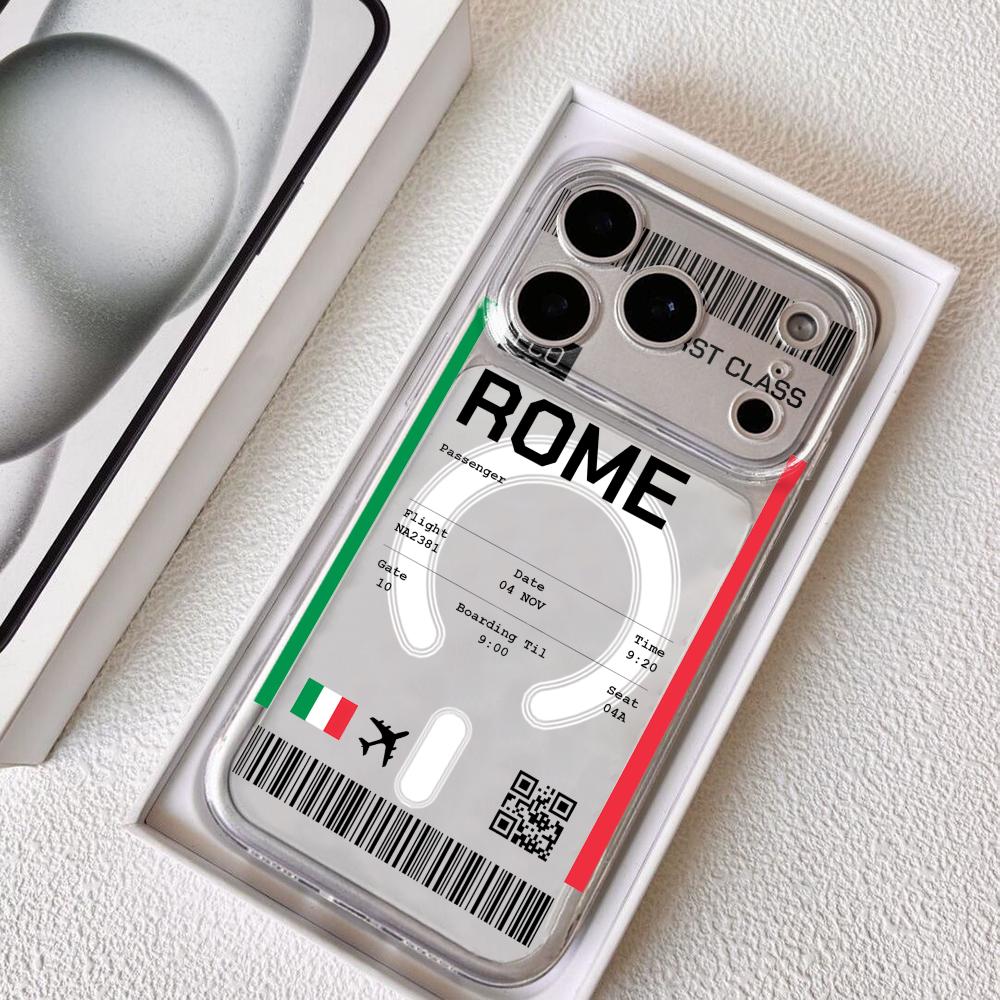 Travel Accessories Iphone - جراب هاتف بتصميم تذكار سفر بالطائرة