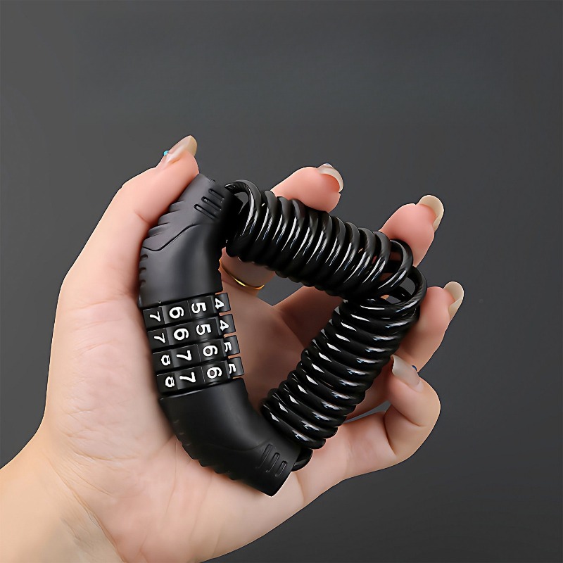 Cable Lock Combination - قفل أمان قابل للسحب بسلك فولاذي