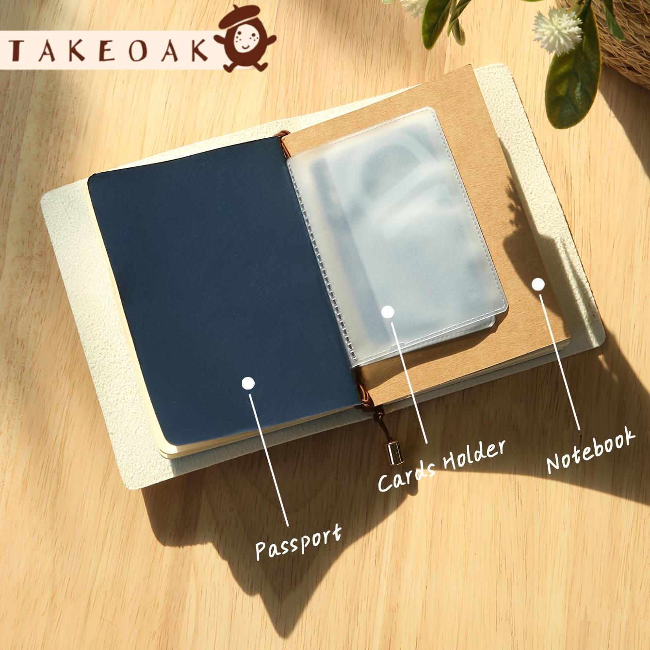 Travel Accessories Overseas - حافظة جواز سفر مخصصة منقوشة بالاسم