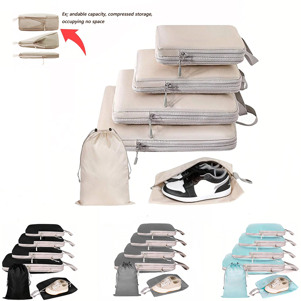 Travel Accessories Organiser - 6 مجموعات من حقائب التعبئة المضغوطة