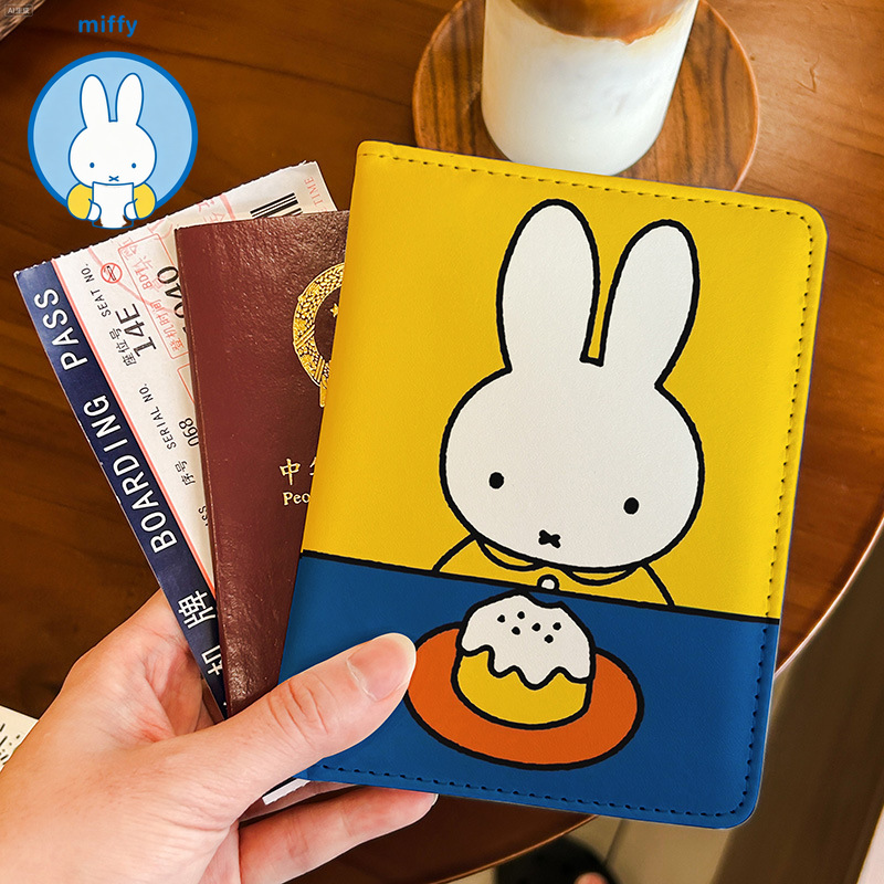 Travel Accessories Overseas - حافظة بطاقات كاواي ميفي، حافظة هوية،