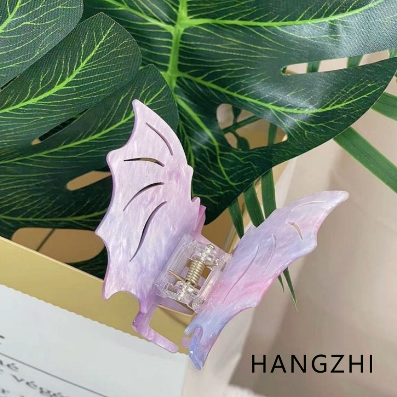 Travel Accessories For Girls - HANGZHI الأرجواني غرامة بريق الخفافيش مشبك