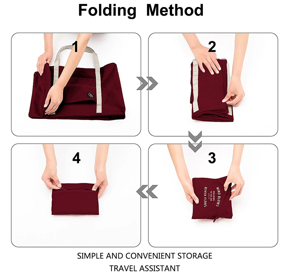 طوي الأمتعة الملابس تخزين سعة  - مراجعة Travel Accessories Organiser وسعره