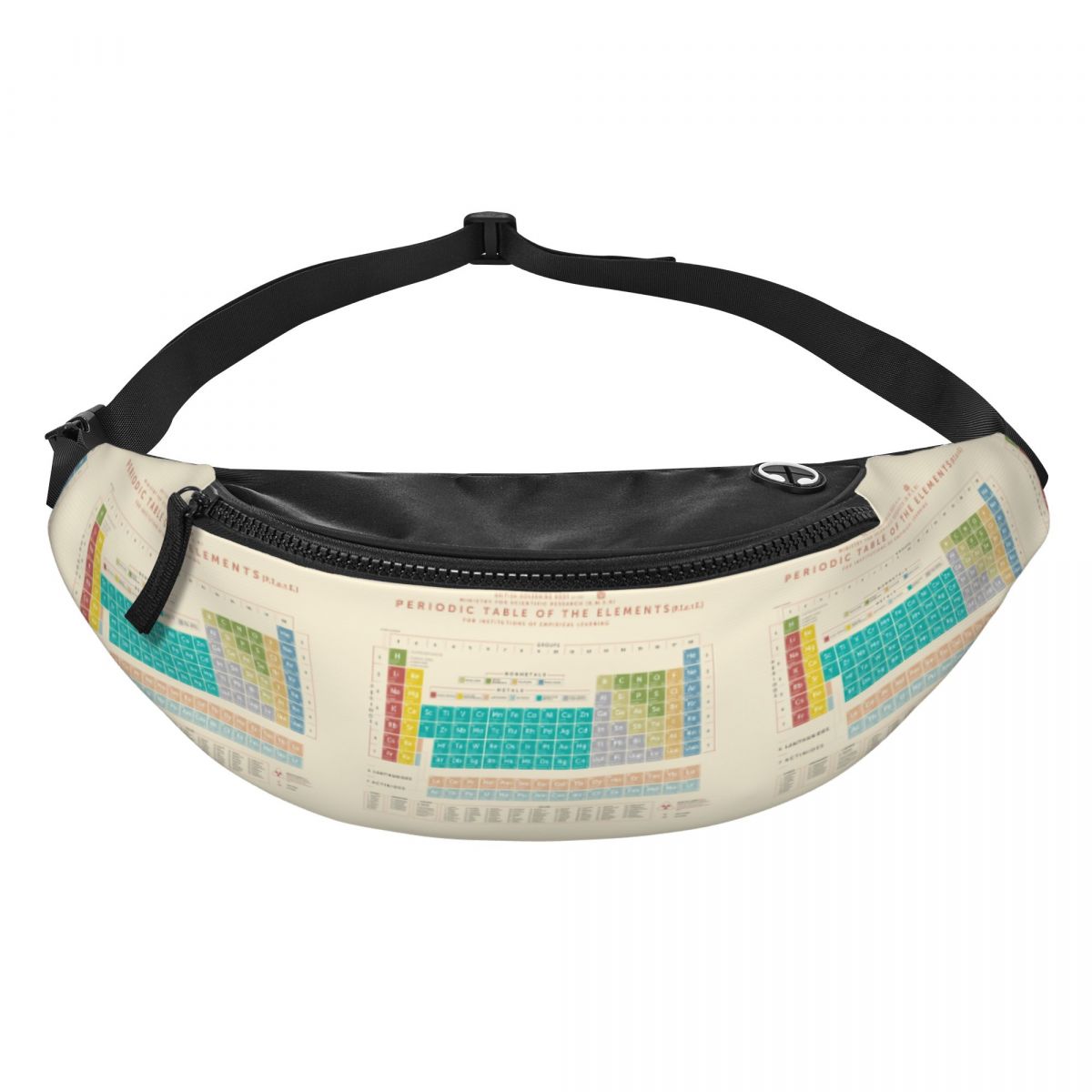 حقيبة خصر بتصميم الجدول الدوري - مراجعة Travel Accessories Pouch For Women وسعره