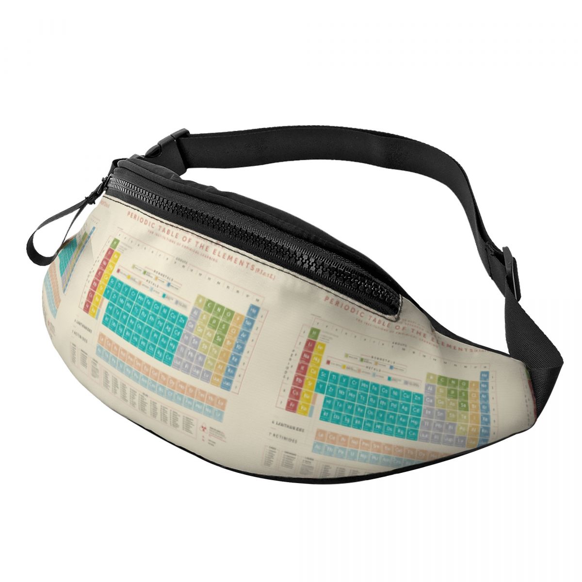 حقيبة خصر بتصميم الجدول الدوري - مراجعة Travel Accessories Pouch For Women وسعره
