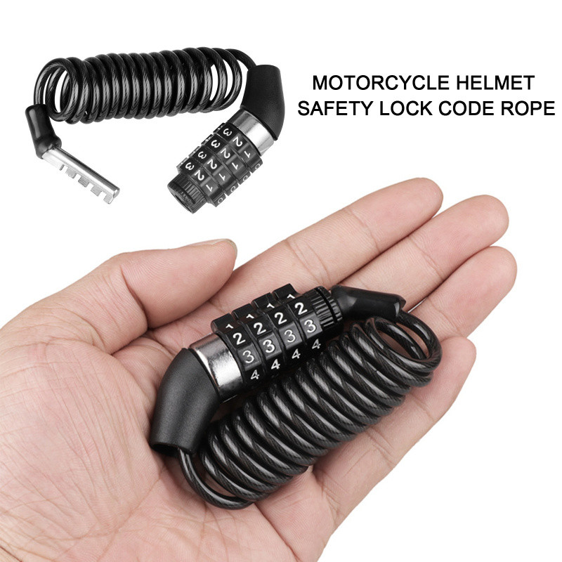 قفل دراجة نارية D1 مضاد للسرقة - مراجعة Cable Lock Combination وسعره