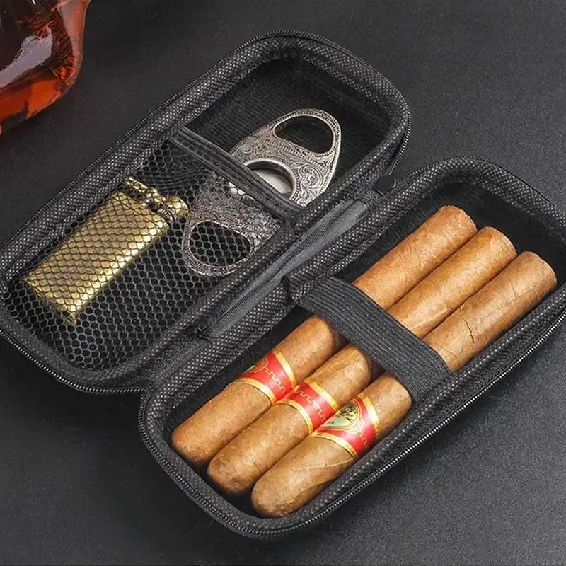 حقيبة سيجار محمولة من مادة EVA - مراجعة Travel Accessories Bag وسعره