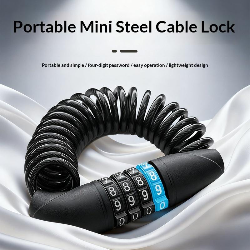 قفل جديد للدراجات النارية والد - مراجعة Cable Lock Combination وسعره