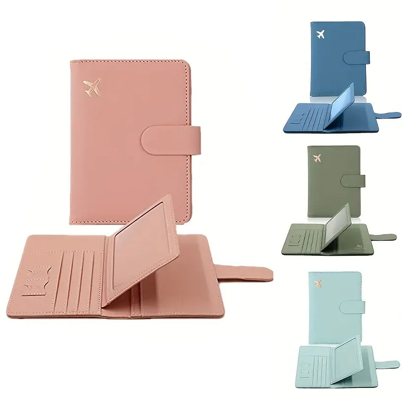 حافظة جواز سفر جلدية مقاومة لل - مراجعة Travel Accessories Plane وسعره