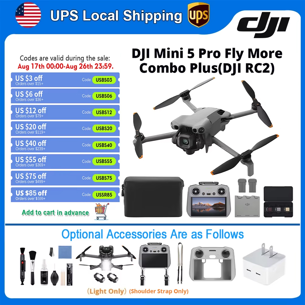 طائرة DJI بدون طيار مزودة بكام - مراجعة Travel Vlog Accessories وسعره