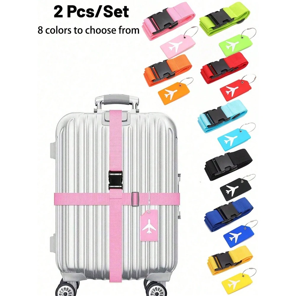 مجموعة حزام الأمتعة مع علامة ا - مراجعة Travel Accessories Gift Set وسعره