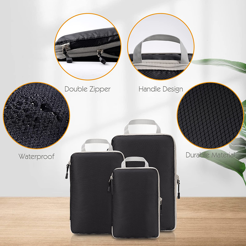 السفر مضغوط التعبئة مكعبات طوي - مراجعة Travel Accessories Organiser وسعره