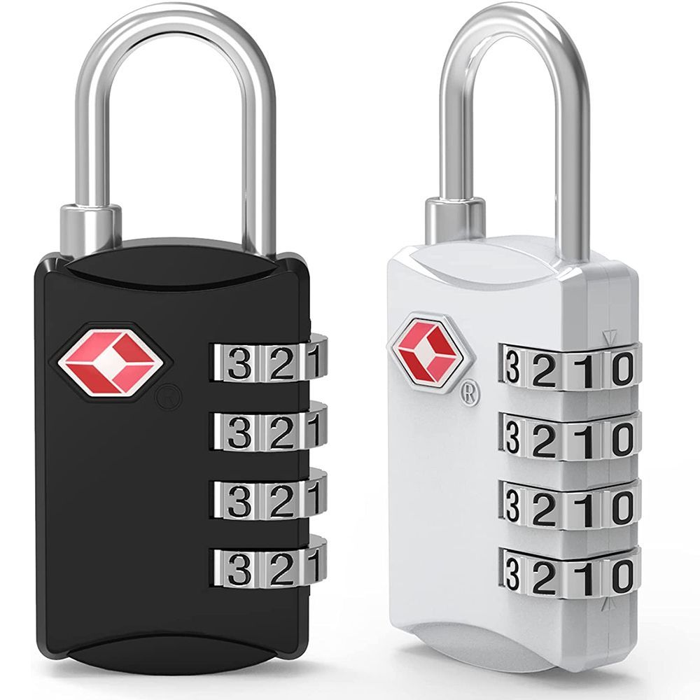 قفل أمتعة مقاوم للماء بكابل، ق - مراجعة Cable Lock Combination وسعره