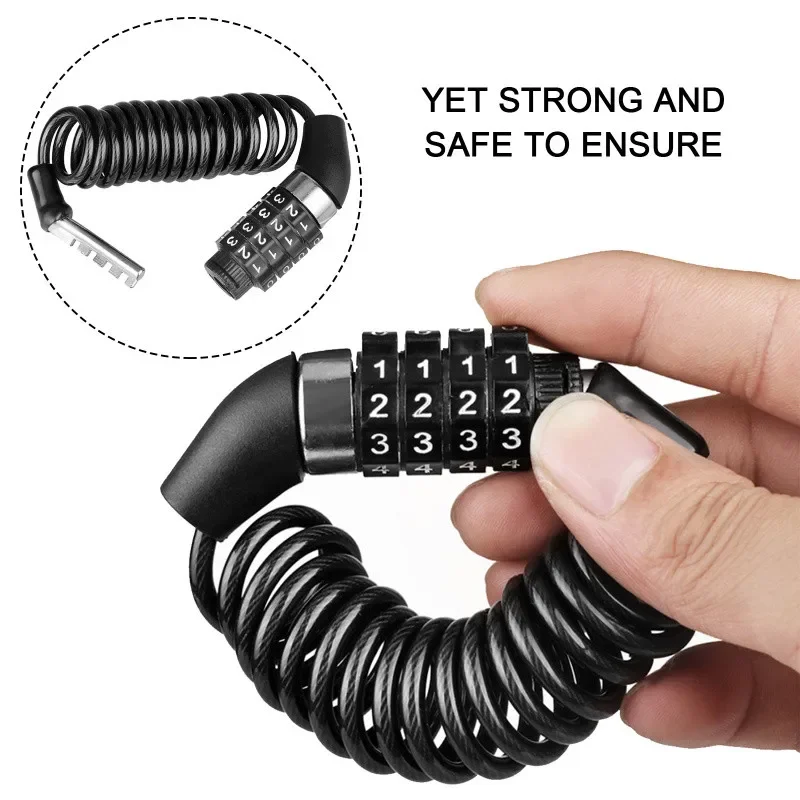 دراجة نارية صغيرة قفل بكلمة مر - مراجعة Cable Lock Combination وسعره