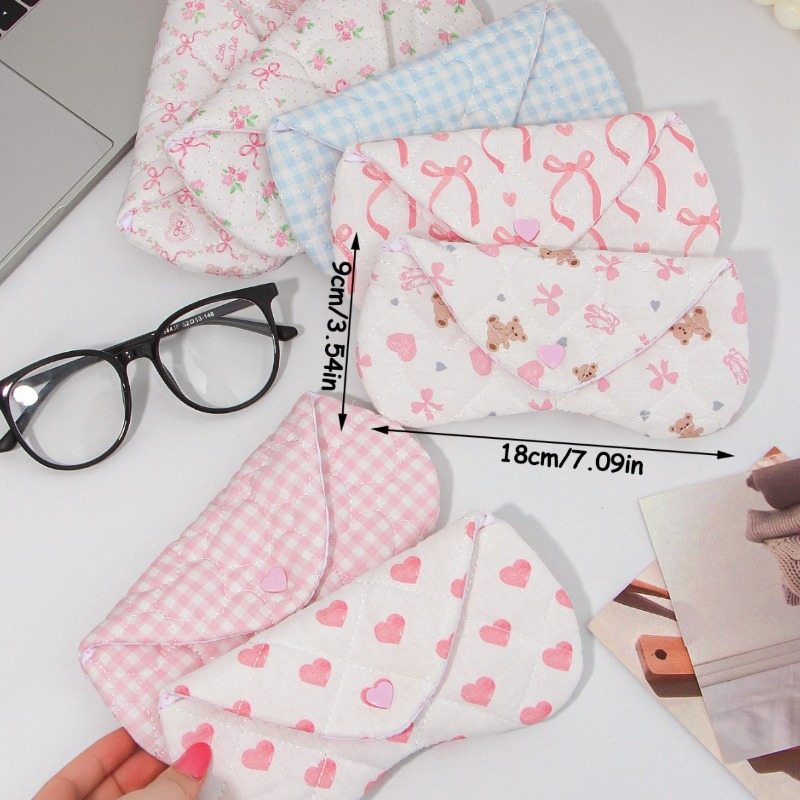 حافظة نظارات على شكل قلب من قم - مراجعة Travel Accessories Pouch For Women وسعره