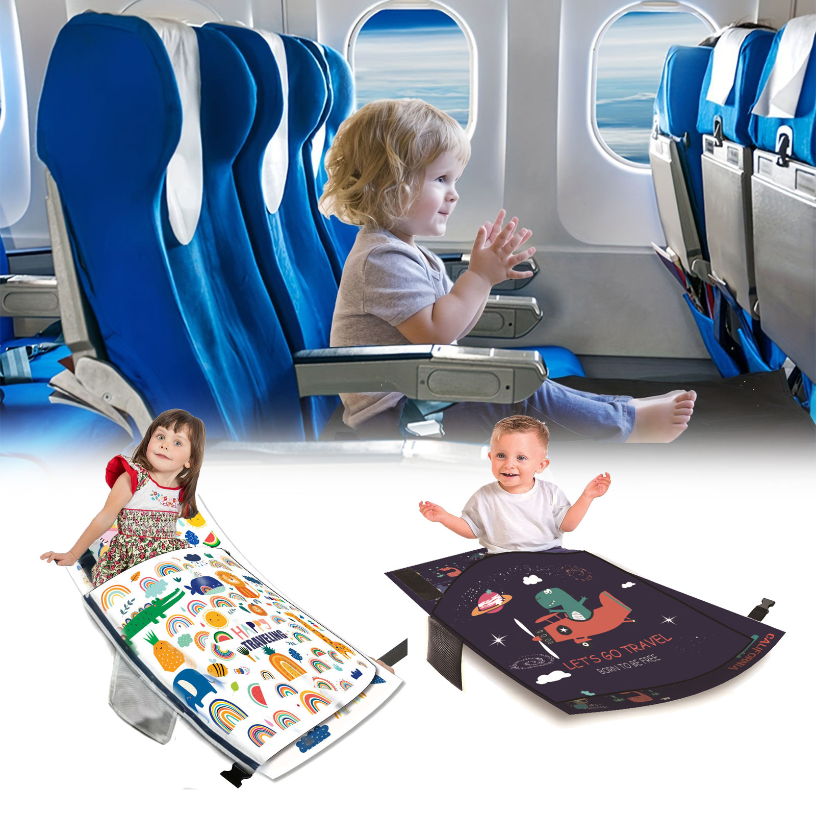 موسع مقعد الطائرة جيد التهوية  - مراجعة Travel Accessories Plane وسعره