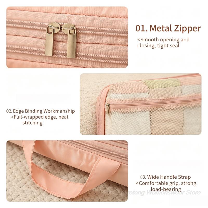 حقائب تنظيم الأمتعة القابلة لل - مراجعة Travel Accessories Organiser وسعره
