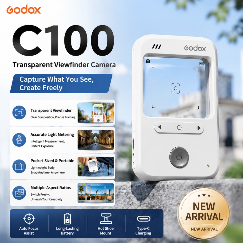 كاميرا Godox C100 الرقمية ذات  - مراجعة Travel Vlog Accessories وسعره