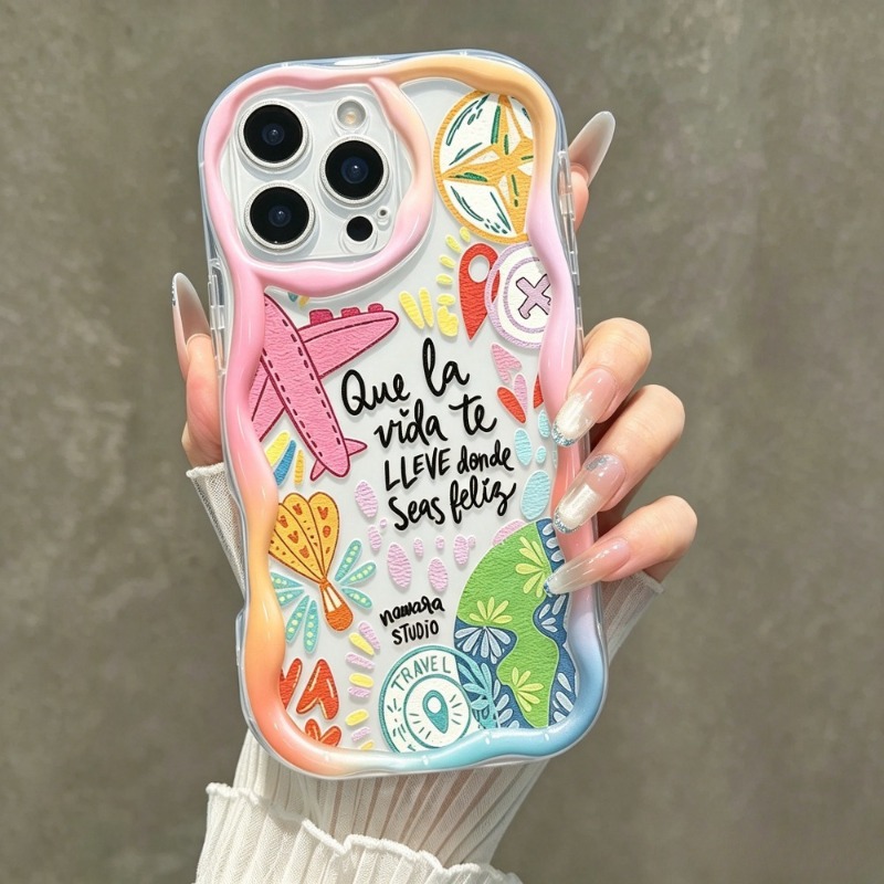 جراب هاتف شفاف بنمط طائرة وجرا - مراجعة Travel Accessories Iphone وسعره