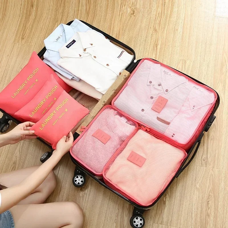 مجموعة من 6 حقائب تخزين للسفر، - مراجعة Travel Accessories Organiser وسعره