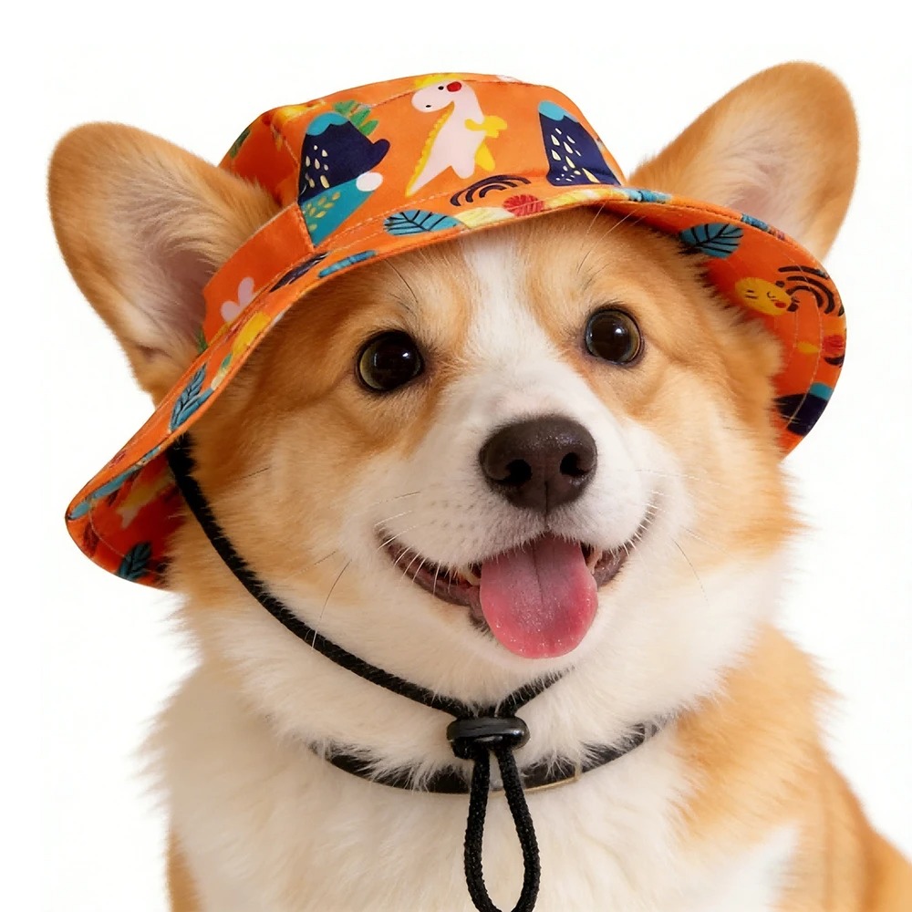 قبعة دلو للكلاب الأليفة مع حزا - مراجعة Travel Accessories Dog وسعره