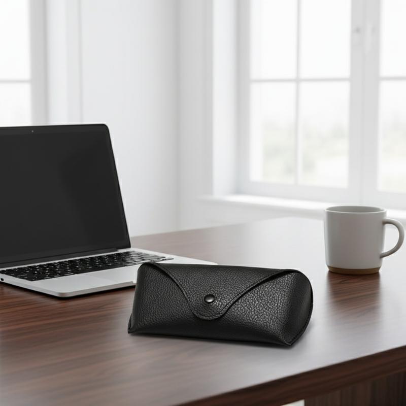 حافظة نظارات من الجلد الصناعي، - مراجعة Travel Accessories Pouch For Women وسعره
