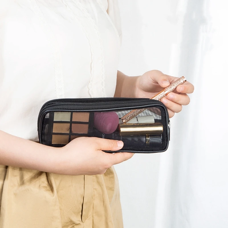 حقيبة سفر لفرش المكياج، منظم أ - مراجعة Travel Accessories Pouch For Women وسعره